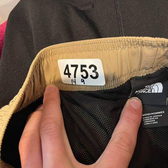 The North Face Men Khaki Ripstop Cargo Short S/P Hiking Mesh Lined Belted Buckle - Picture 5 of 5